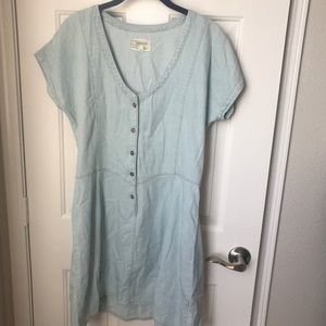 Light-wash Denim Dress
